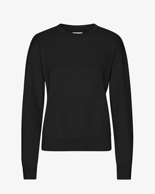 Women Classic Organic Crew - Deep Black