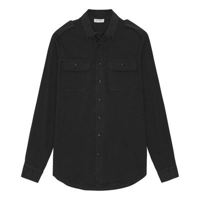 Black Military Style Shirt