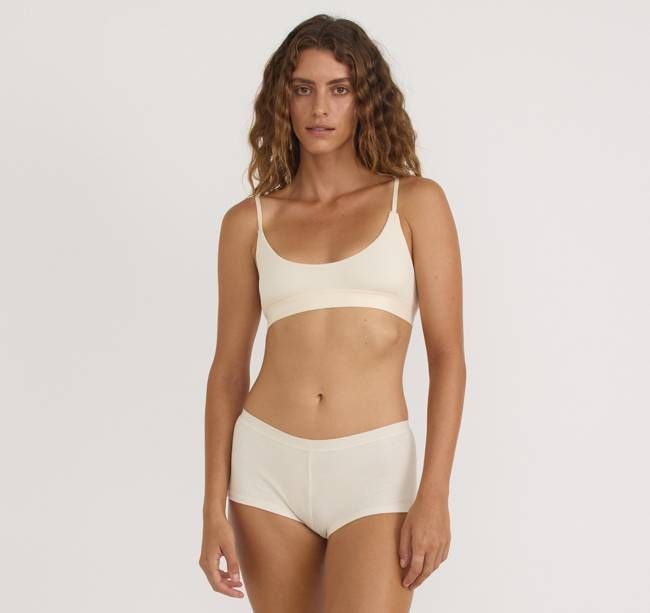 Core Rib Open Back Scoop Bralette