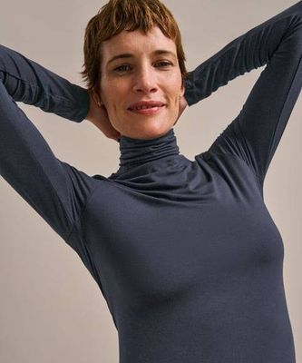 Women's Lisse Roll Neck Top