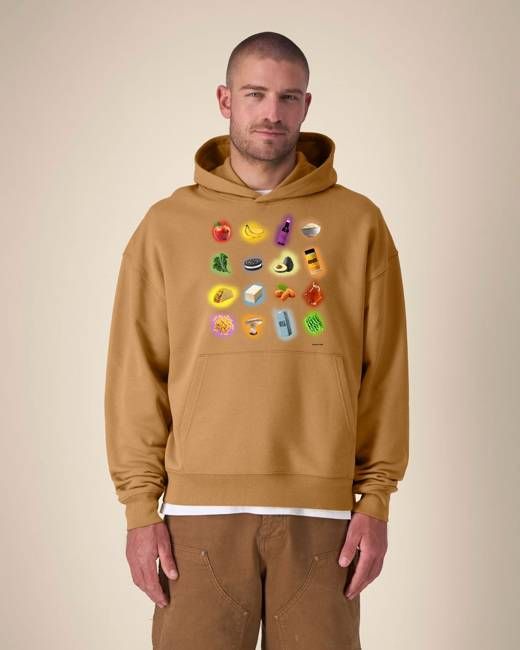 Vegan Icons Deluxe Relaxed Hoodie - Ground Beige