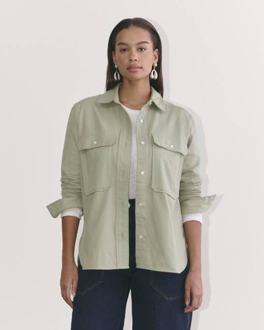 The Boyfriend Shirt in Flannel | Seagrass