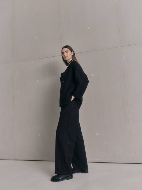 Hose mit Bundfalte (GOTS)