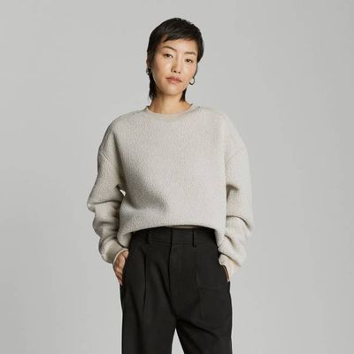 The ReNew Teddy Oversized Crew | Oat