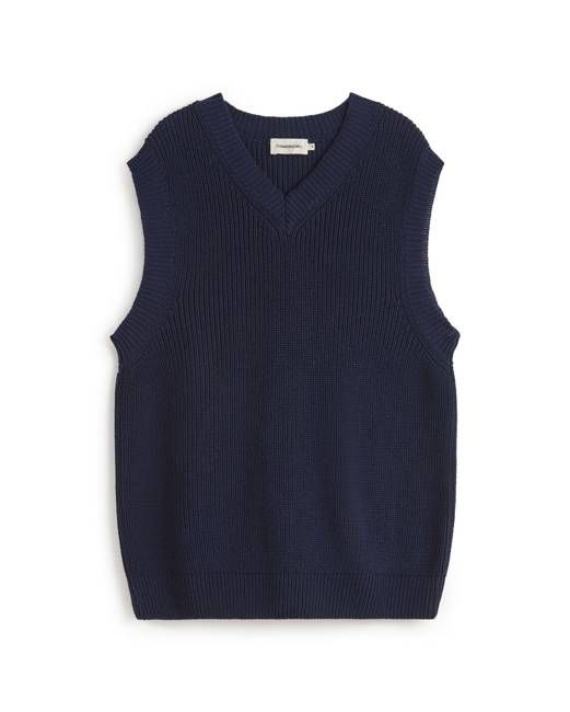 Thinking Mu Relaxed Knit Oliver Vest