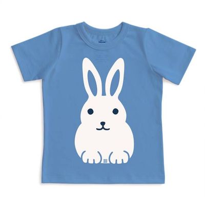 Short-Sleeve GRAPHIC Tee - Bunny Lake Blue