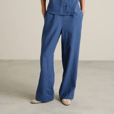 DEDICATED - Pants Lansa Linen True Blue