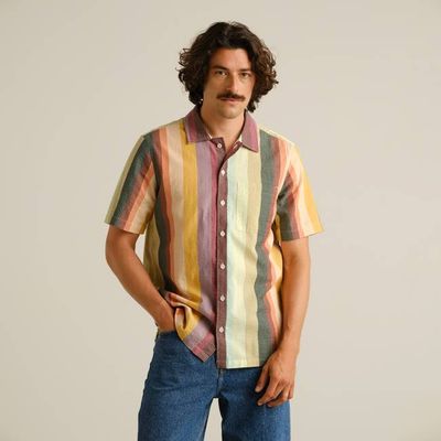 DEDICATED - Shirt Brantevik Sunset Stripe