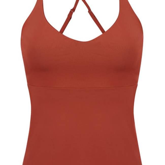 Recycling Tankini Top Nola rost (orange) - kaufen