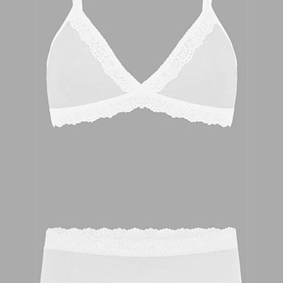 Set: Bio BH+ Hipster, Spitze weiß - kaufen