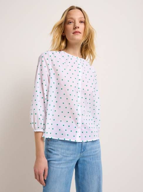 Blouse Print Polka Dots