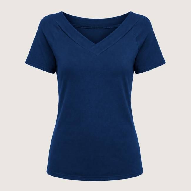 Bio T-Shirt Due indigo (blau)