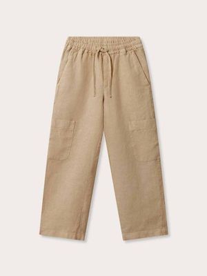 Kids Coconut Eleuthera Linen Trousers