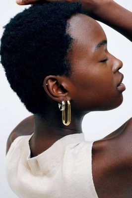 Machete .75" Perfect Hoops in Silver