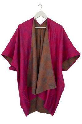 Trudi Poncho Nr. 24 aus Seide im Vintage-Stil Jodhpur Edit