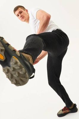 73 Zero Denim Tapered Leg Jeans