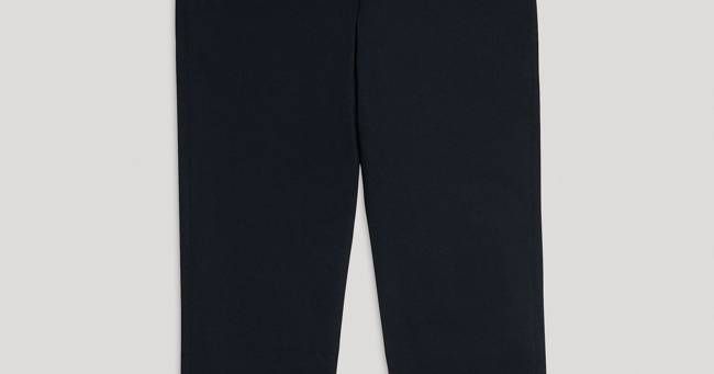 Dark Navy Tapered Stretch Cotton Chino | Archive | Asket