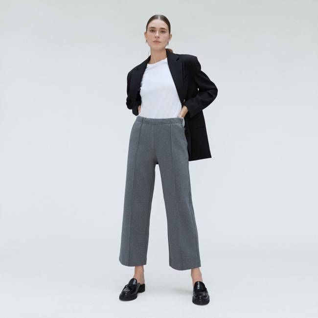 The Wide Leg Dream Pant® | Heathered Charcoal