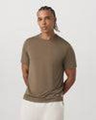 Current Tech Tee | Men's Peppercorn Performance Shirt | Vuori