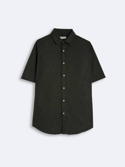 Linen Shirt Lido Forest