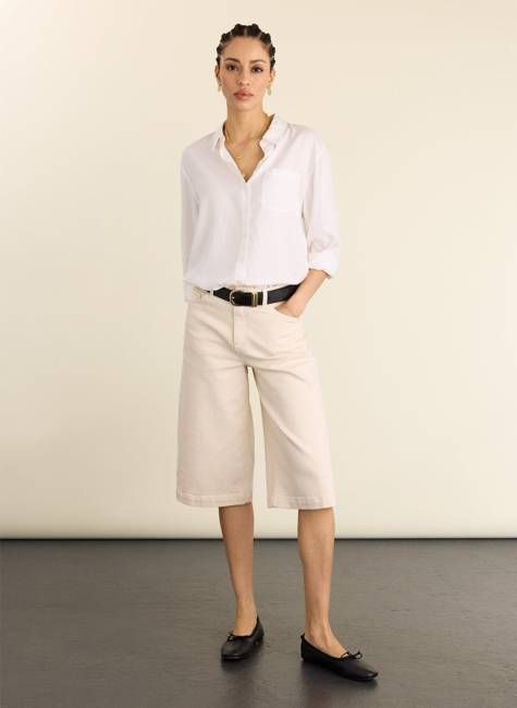 Tillie Organic Cotton Stretch Denim Shorts