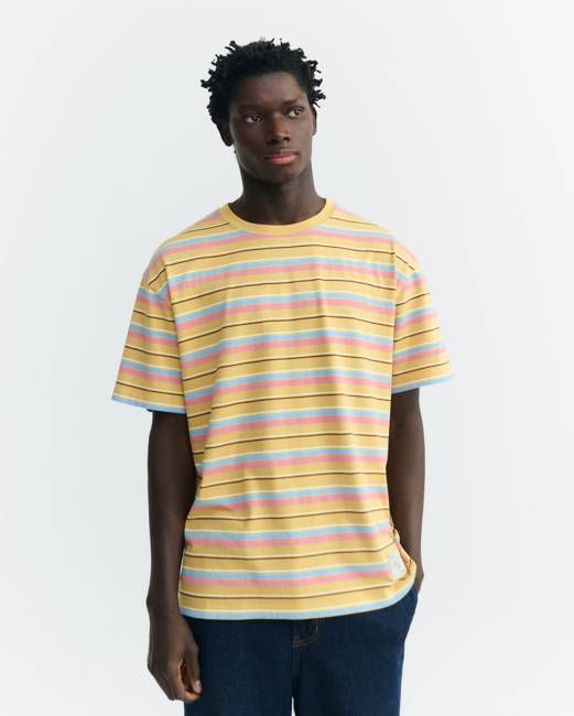Aaron yellow striped T-shirt