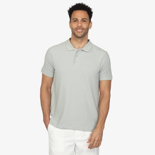 Granite Grey Short Sleeve Polo