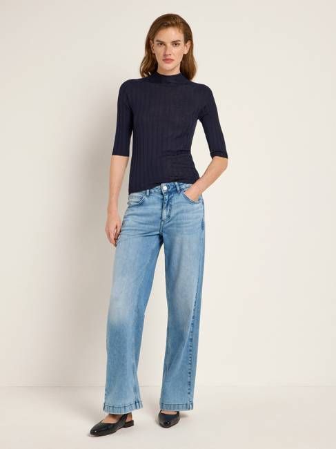 Ribbed Sweater Half Sleeve (GOTS)