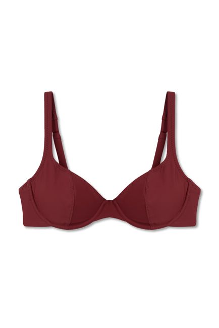 Billie Wire Top in Garnet