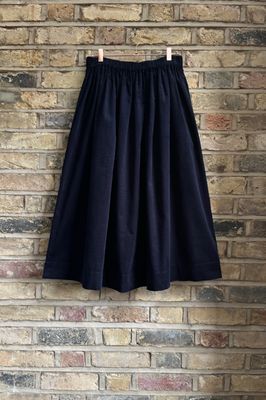 Tina Corduroy Midi Skirt Ink