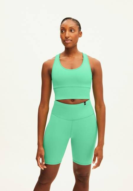 SAANTOSHA LI| bright lime-indigo