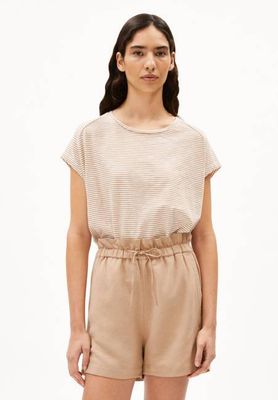 ONELIAA LOVELY STRIPES T-SHIRT | hafermilch-beigeblond