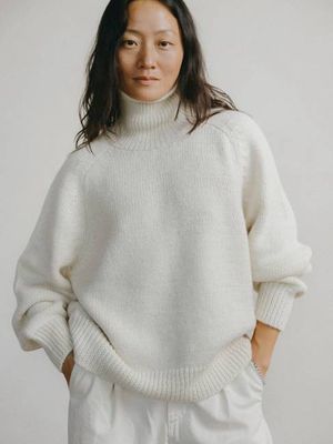 Rue Turtleneck, Alpaca Wool, Cream