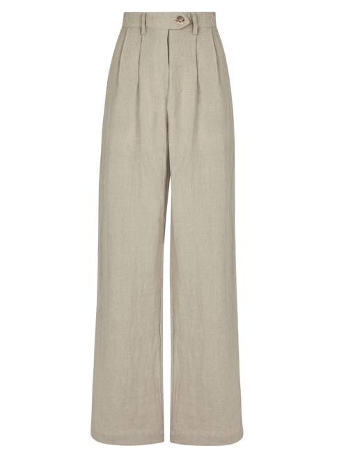 Linen Pleat Pant