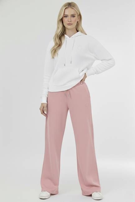 Organsk The Organic Wide-Leg Sweatpants - Pink
