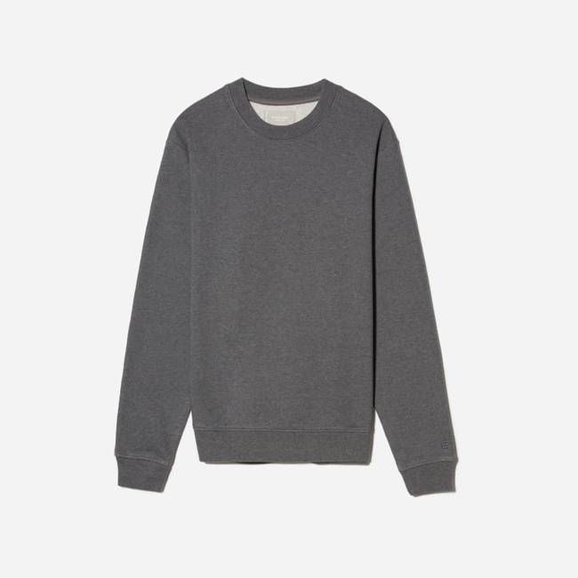 The Track Crewneck Sweatshirt | Dark Heather Grey