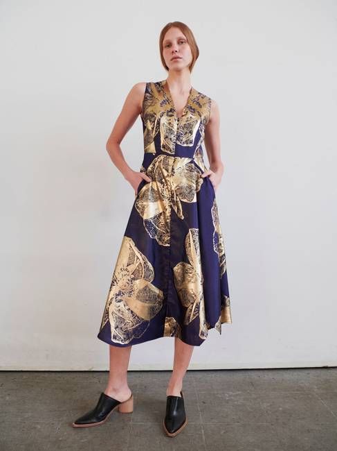 Sleeveless Wave Dress