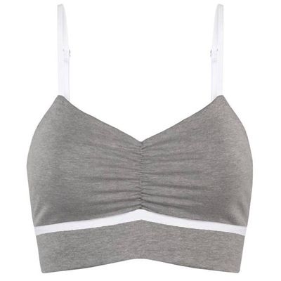 Bio Bustier Yoga grau meliert - kaufen