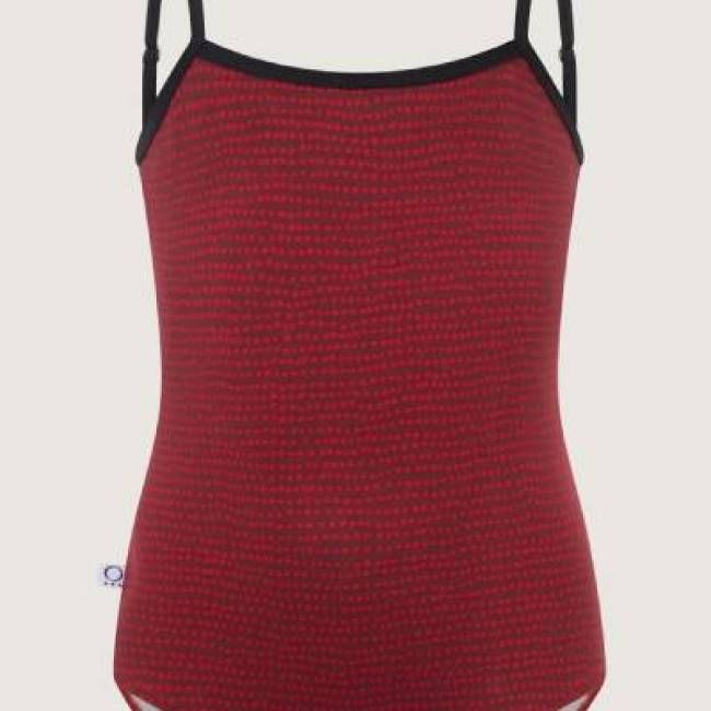 Bio Badeanzug Madri Petite, Dots rot - kaufen