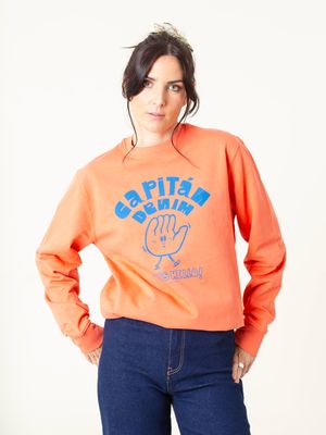 UNISEX ORANGE SWEATSHIRT