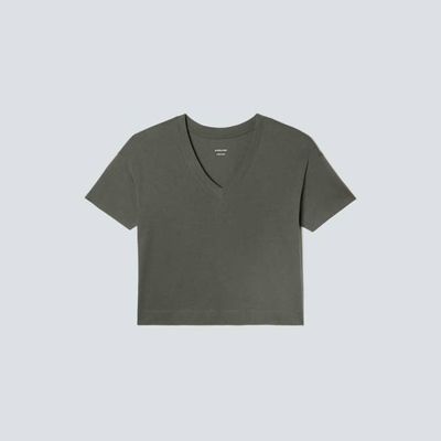 The Organic Cotton Slouchy V-Neck | Kambaba