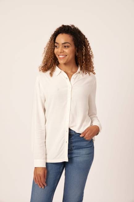 Karen - Button Down Shirt - White