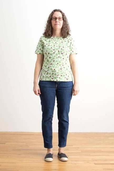 Austin Top - Clover & Ladybugs Green