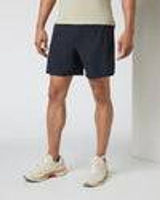 Qualify Run Short Lined 6" | Men's Black Run Shorts | Vuori