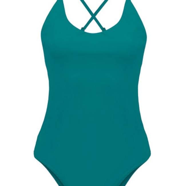 Recycling Badeanzug Frøya smaragd - kaufen