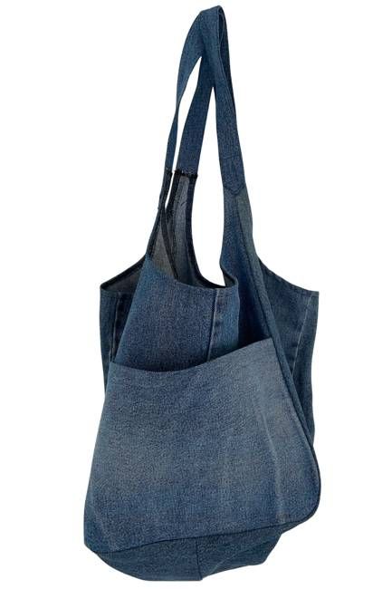 NEW! Vintage Denim Stories Tote Bag No.1