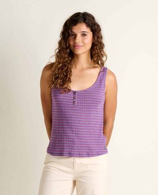 Foothill Pointelle Henley Tank
