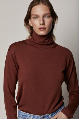Turtleneck Sweater - Resale | Rust