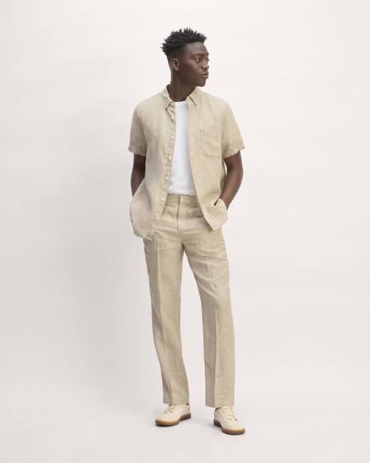 The Linen Trouser | Cornstalk Chambray