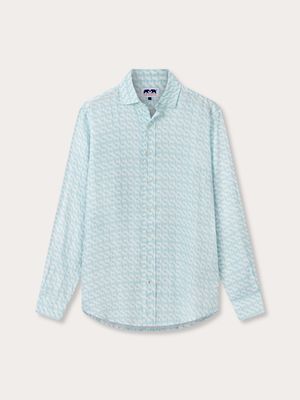 Men's 60 & Still Roaring Abaco Linen Shirt
